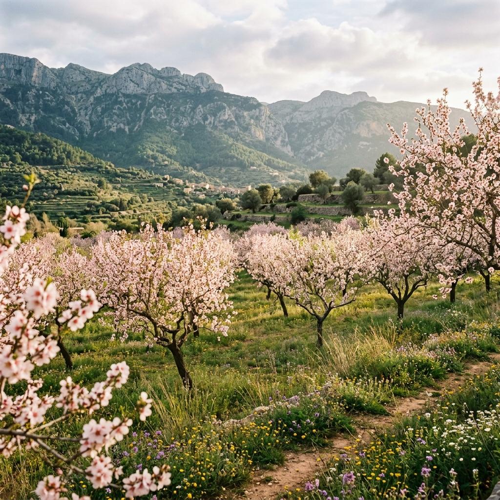 Mandelblüte auf Mallorca